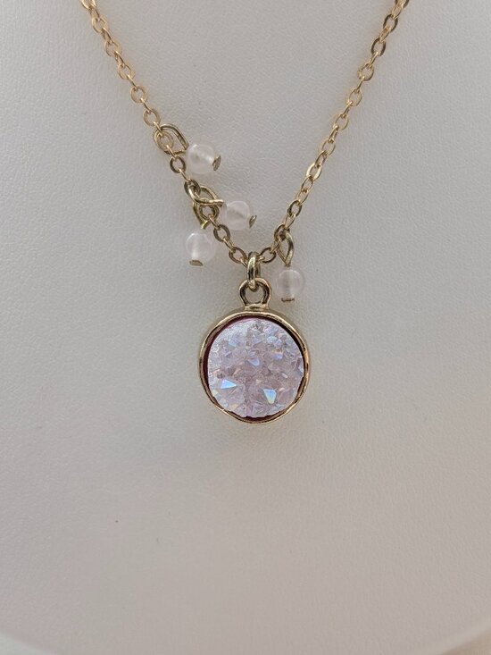 River & Ridge Jewelry - NWT pink quartz necklace by River & Ridge